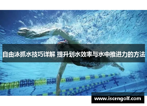 自由泳抓水技巧详解 提升划水效率与水中推进力的方法